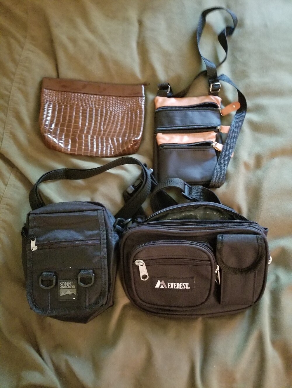 Lot Of 4 Misc Pouches/ Bags